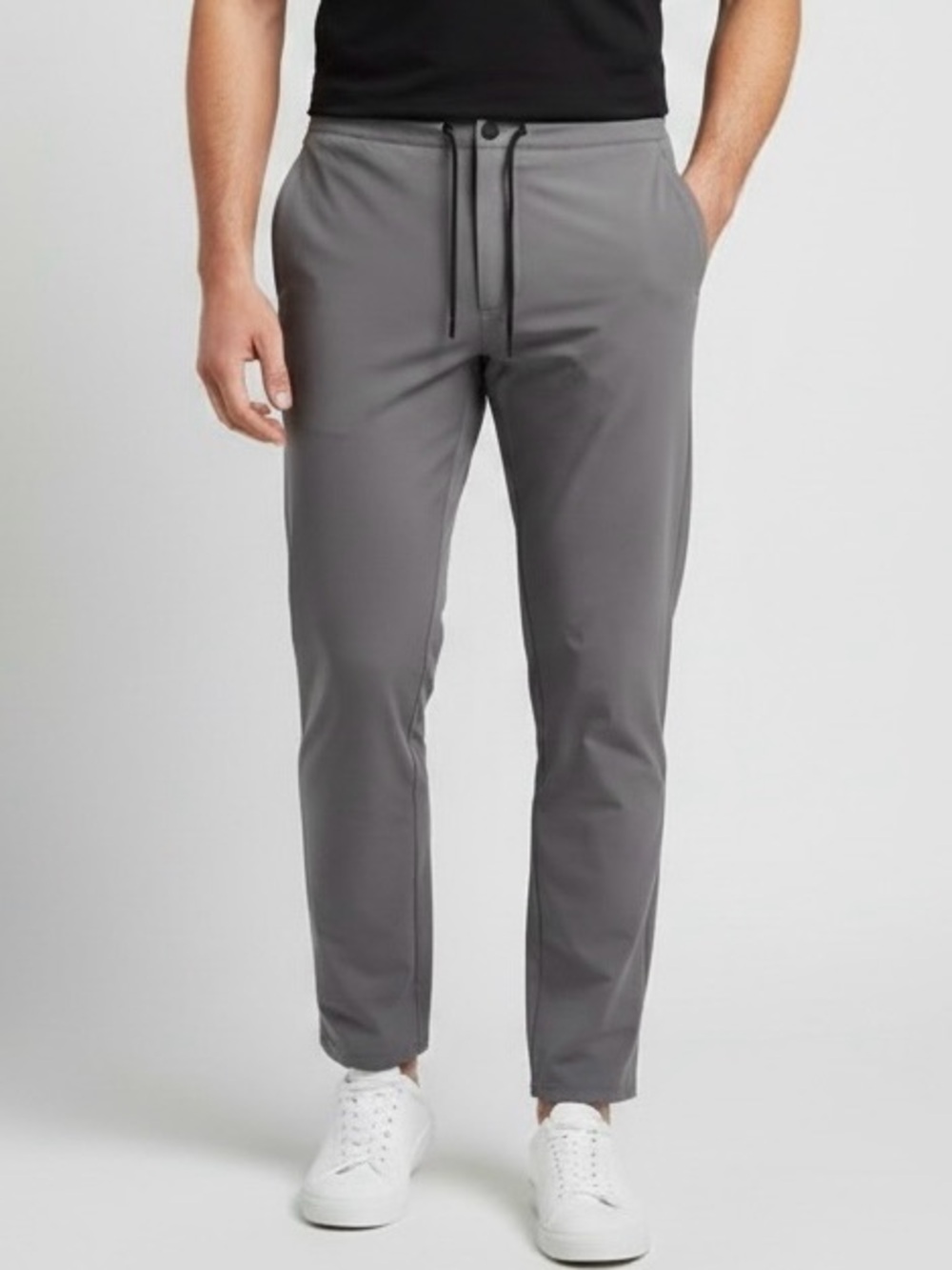 Banana Republic Men's Charcoal Joggers Slim Tapered  Fit - 35 x 30”